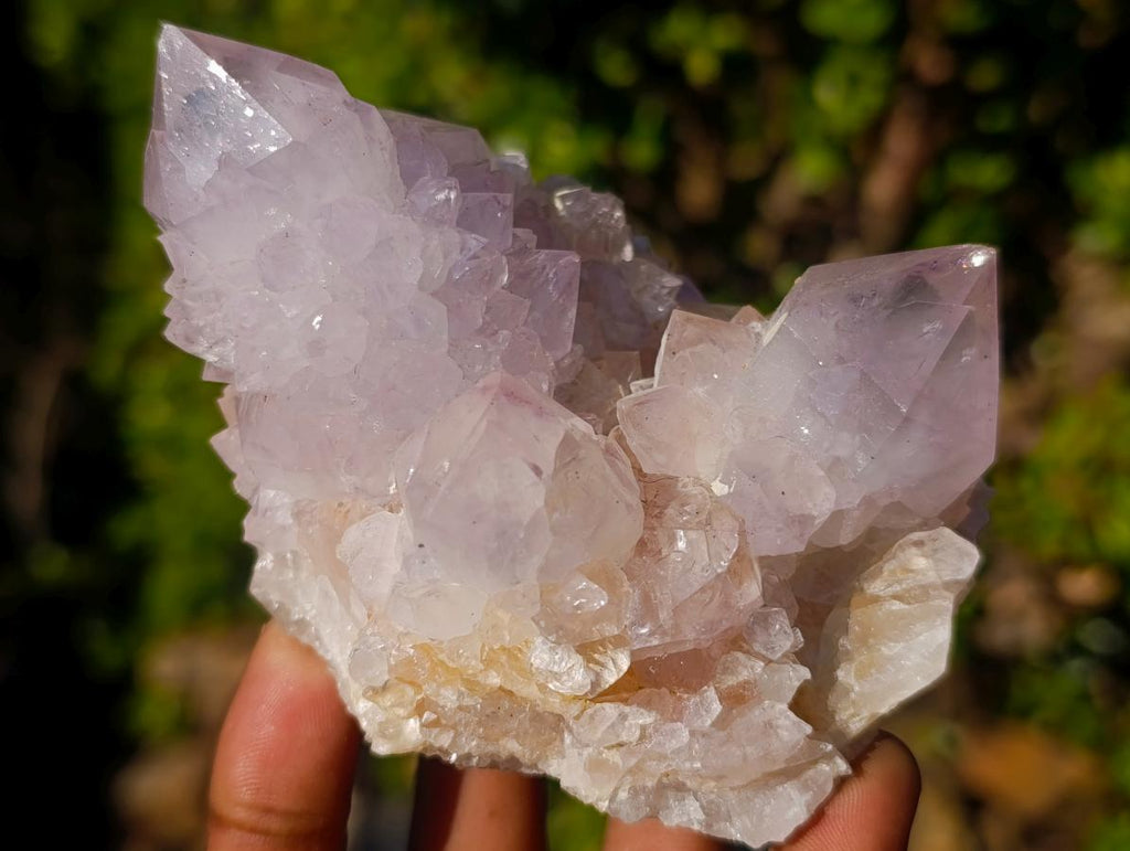 Natural Cabinet Sized Spirit Quartz Clusters x 3 From Boekenhouthoek, South Africa - Toprock Gemstones and Minerals 