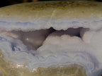 Polished Blue Lace Agate Standing Display Pieces x 6 From Nsanje, Malawi - Toprock Gemstones and Minerals 