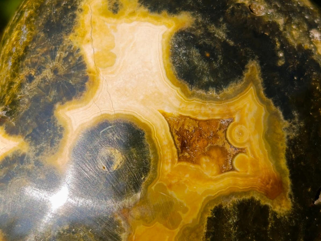 Polished Large Ocean Jasper Hearts x 6 From Northwest Coast, Madagascar - Toprock Gemstones and Minerals 