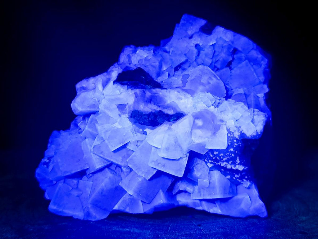 Natural Cabinet Sized Green Cubic Fluorite Specimens x 2 From Mandrosonoro, Madagascar - Toprock Gemstones and Minerals 