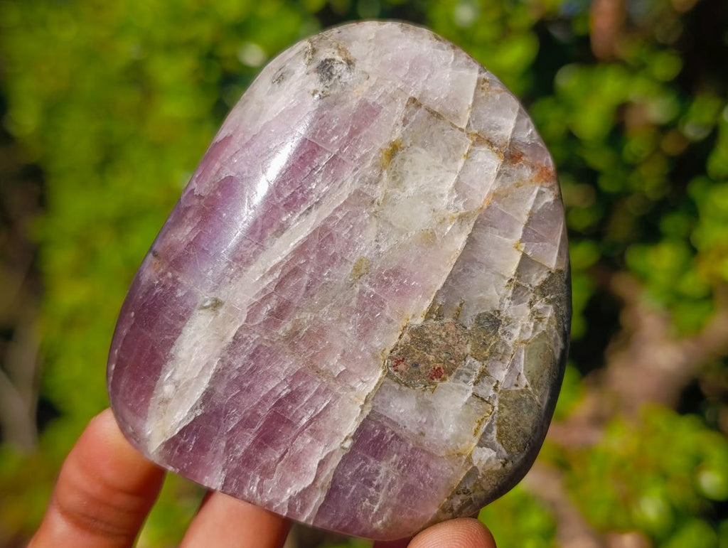 Polished Rare Anhydrite Standing Display Pieces x 6 Tulear, Madagascar - Toprock Gemstones and Minerals 