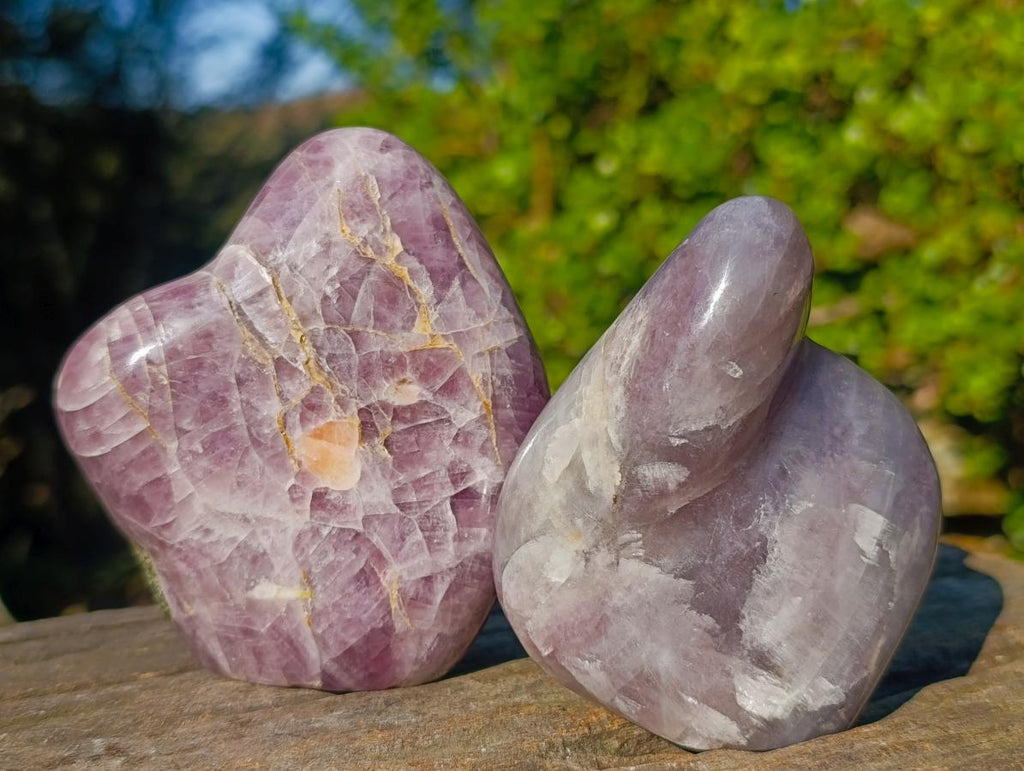 Polished Rare Anhydrite Standing Display Pieces x 6 Tulear, Madagascar - Toprock Gemstones and Minerals 
