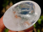 Polished Clear Quartz and Girasol Rock Crystal with Epidote Inclusions Worry Stones x 20 From Madagascar - Toprock Gemstones and Minerals 