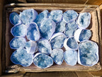 Natural Blue Celestite Specimens x 22 From Sakoany, Madagascar - Toprock Gemstones and Minerals 
