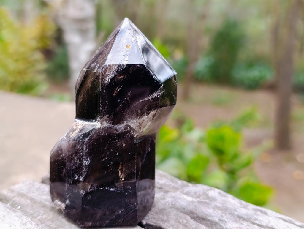 Polished Mixed Quartz Crystals With Inclusions x 3 From Madagascar - Toprock Gemstones and Minerals 