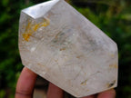 Polished Mixed Quartz Crystals With Inclusions x 3 From Madagascar - Toprock Gemstones and Minerals 