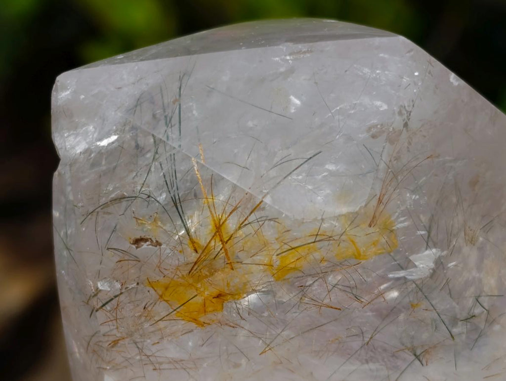 Polished Mixed Quartz Crystals With Inclusions x 3 From Madagascar - Toprock Gemstones and Minerals 