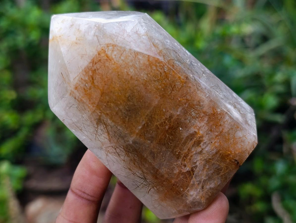 Polished Mixed Quartz Crystals With Inclusions x 3 From Madagascar - Toprock Gemstones and Minerals 