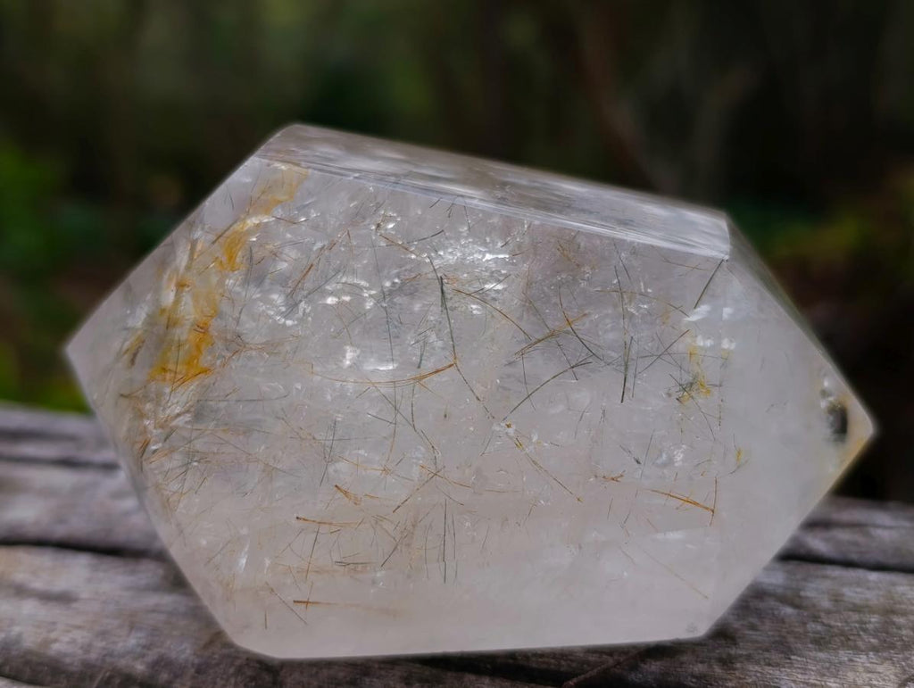 Polished Mixed Quartz Crystals With Inclusions x 3 From Madagascar - Toprock Gemstones and Minerals 