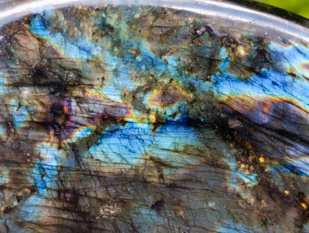 Polished Labradorite Standing Display Pieces x 4 From Madagascar - Toprock Gemstones and Minerals 