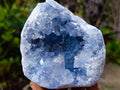 Natural Blue Celestite Specimens x 2 From Sakoany, Madagascar - Toprock Gemstones and Minerals 