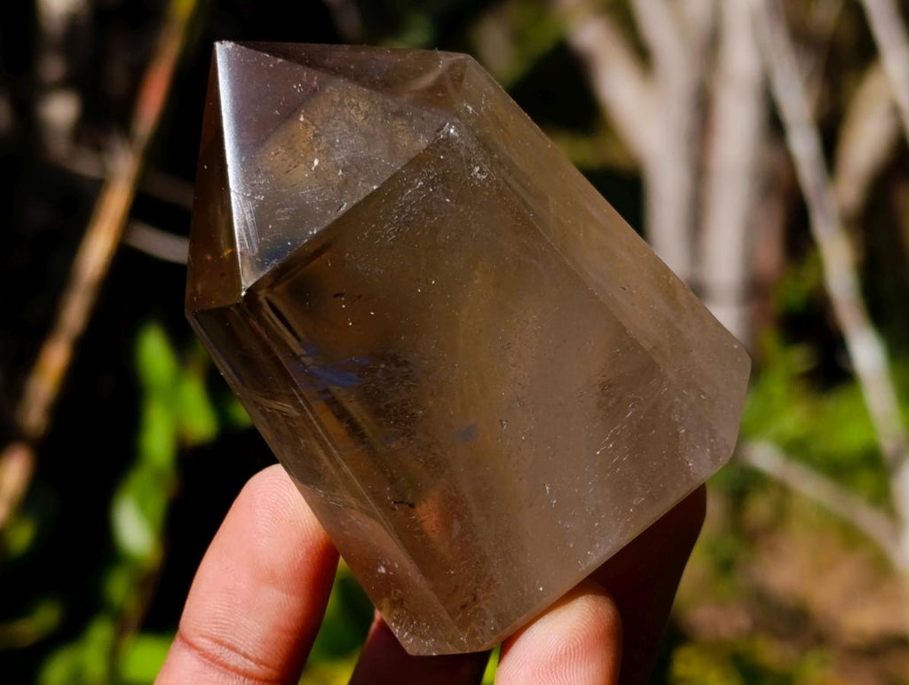 Polished Smokey Quartz Crystals x 6 From Madagascar - Toprock Gemstones and Minerals 