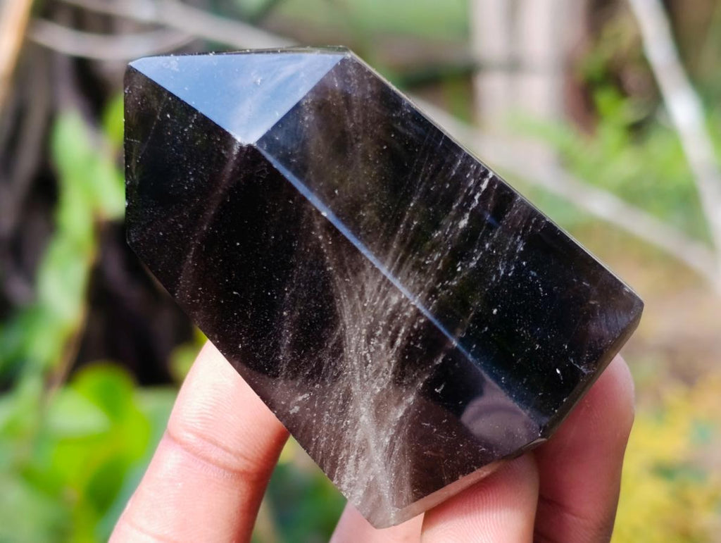 Polished Smokey Quartz Crystals x 6 From Madagascar - Toprock Gemstones and Minerals 