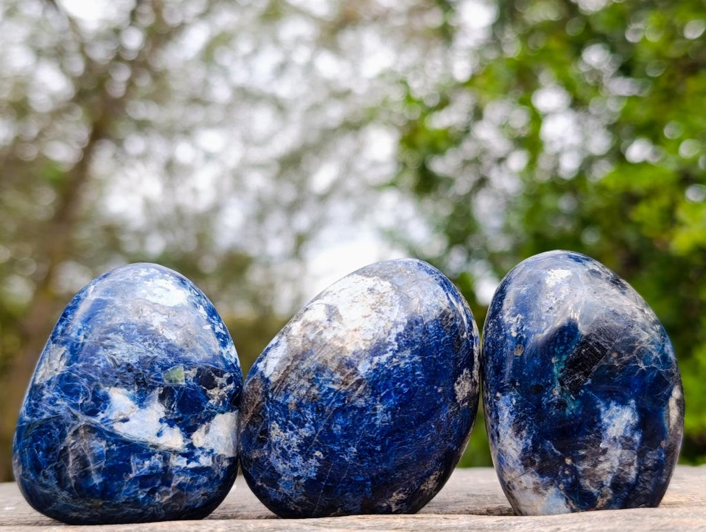 Polished Dumortierite Free Forms x 24 From Madagascar - Toprock Gemstones and Minerals 