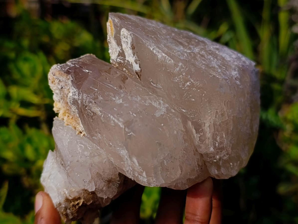 Natural Rhombohedral Calcite Specimens with Aragonite x 2 From Albert's Mountain, Lesotho - Toprock Gemstones and Minerals 