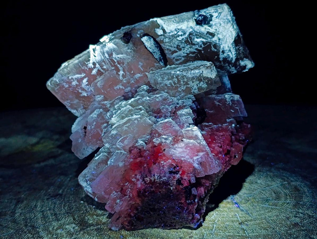 Natural Rhombohedral Calcite Specimens with Aragonite x 2 From Albert's Mountain, Lesotho - Toprock Gemstones and Minerals 