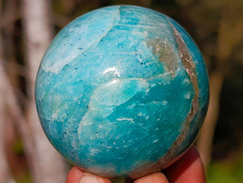 Polished Amazonite Spheres x 6 From Madagascar - Toprock Gemstones and Minerals 