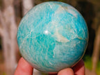 Polished Amazonite Spheres x 6 From Madagascar - Toprock Gemstones and Minerals 