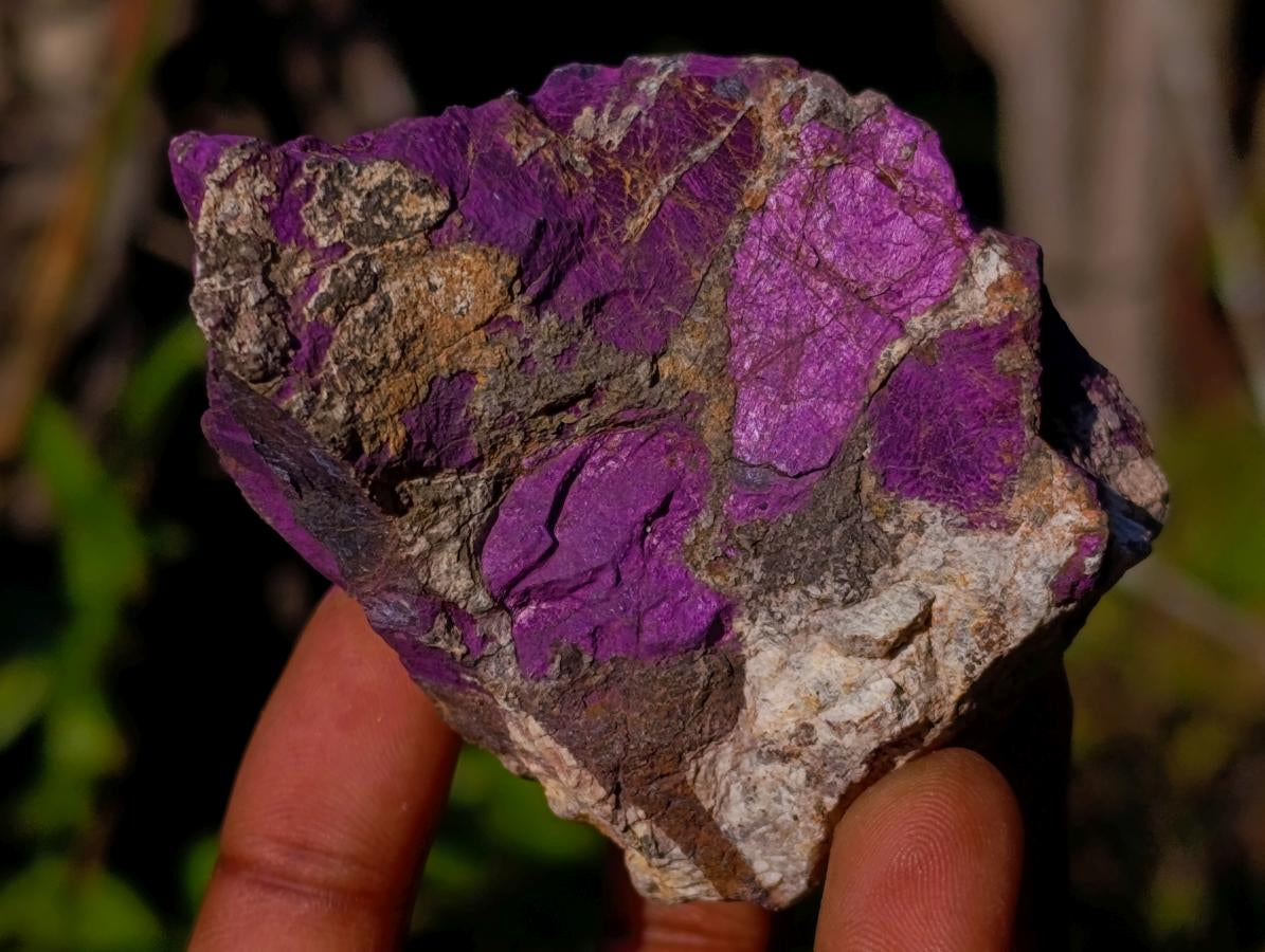 Natural Metallic Cobbed Purpurite Specimens x 12 From Erongo, Namibia - Toprock Gemstones and Minerals 