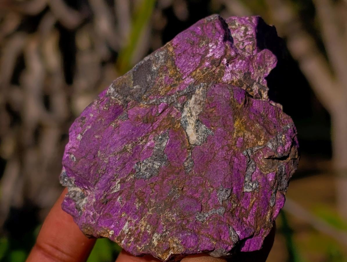 Natural Metallic Cobbed Purpurite Specimens x 12 From Erongo, Namibia - Toprock Gemstones and Minerals 