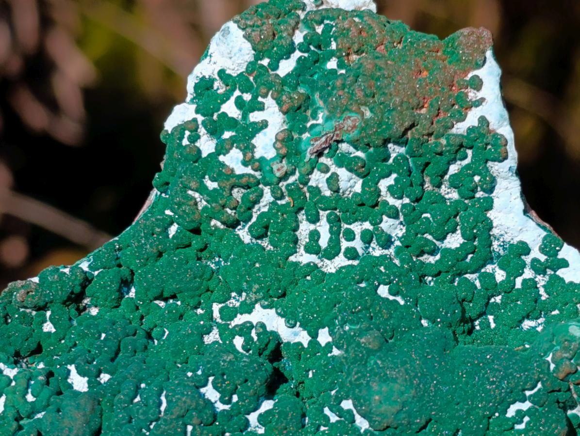 Natural Large Botryoidal Malacolla Specimens x 2 From Kulukuluku, Congo - Toprock Gemstones and Minerals 
