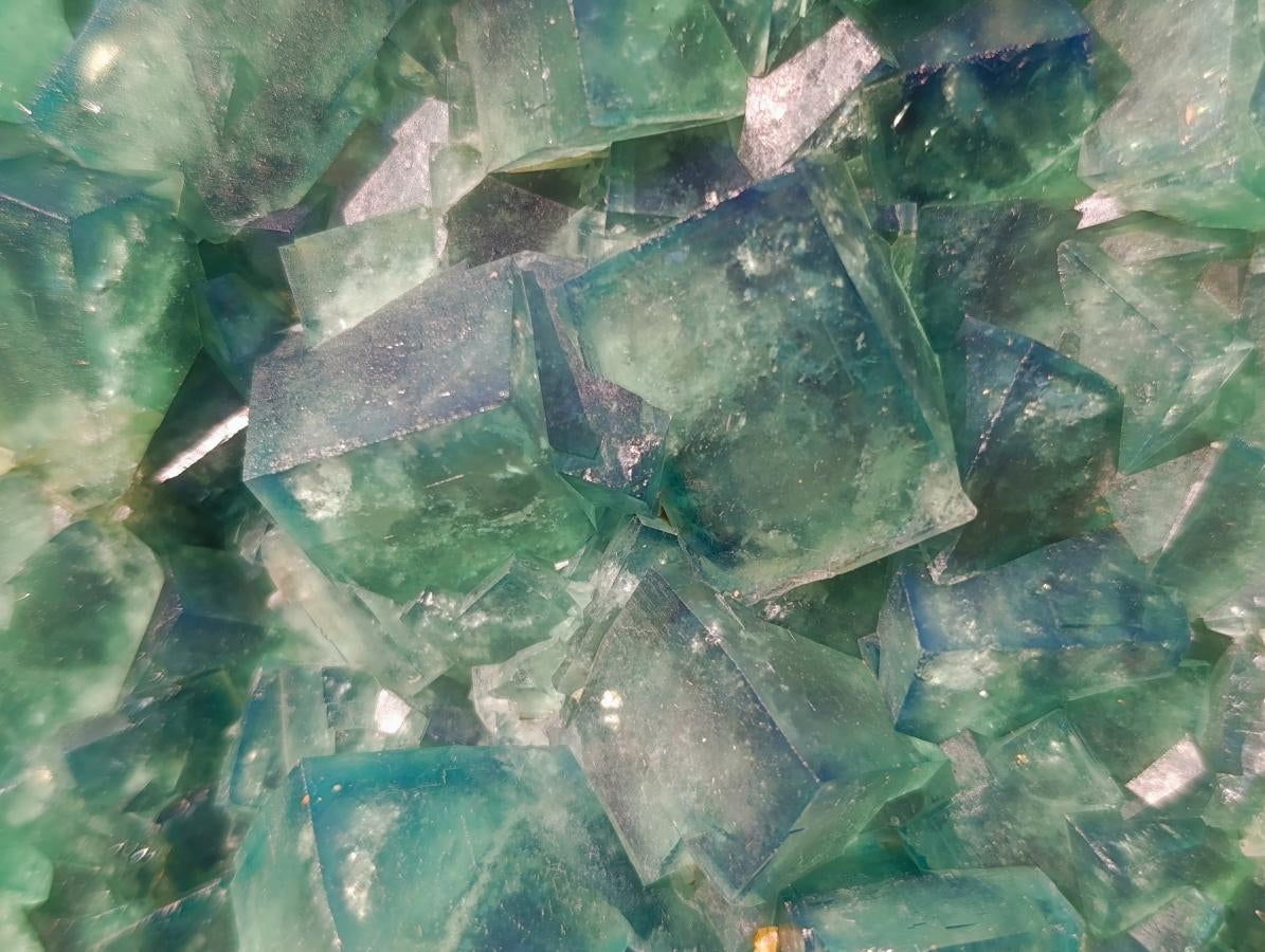 Natural XL Green Cubic Fluorite Specimen x 1 From Mandrosonoro, Madagascar - Toprock Gemstones and Minerals 