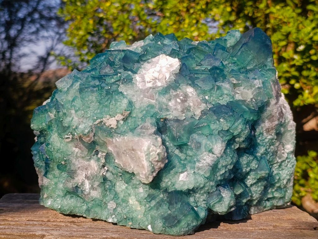 Natural XL Green Cubic Fluorite Specimen x 1 From Mandrosonoro, Madagascar - Toprock Gemstones and Minerals 