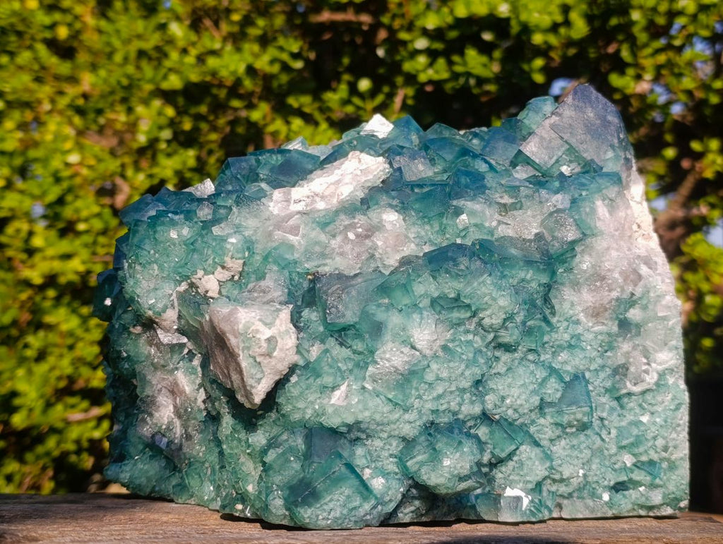 Natural XL Green Cubic Fluorite Specimen x 1 From Mandrosonoro, Madagascar - Toprock Gemstones and Minerals 