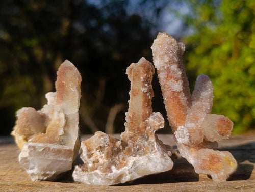 Natural Drusy Fairy Spirit Quartz Clusters x 24 From Boekenhouthoek, South Africa - Toprock Gemstones and Minerals 