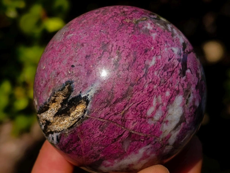 Polished Rubellite Pink Tourmaline Spheres x 4 From Ambatondrazaka, Madagascar - Toprock Gemstones and Minerals 