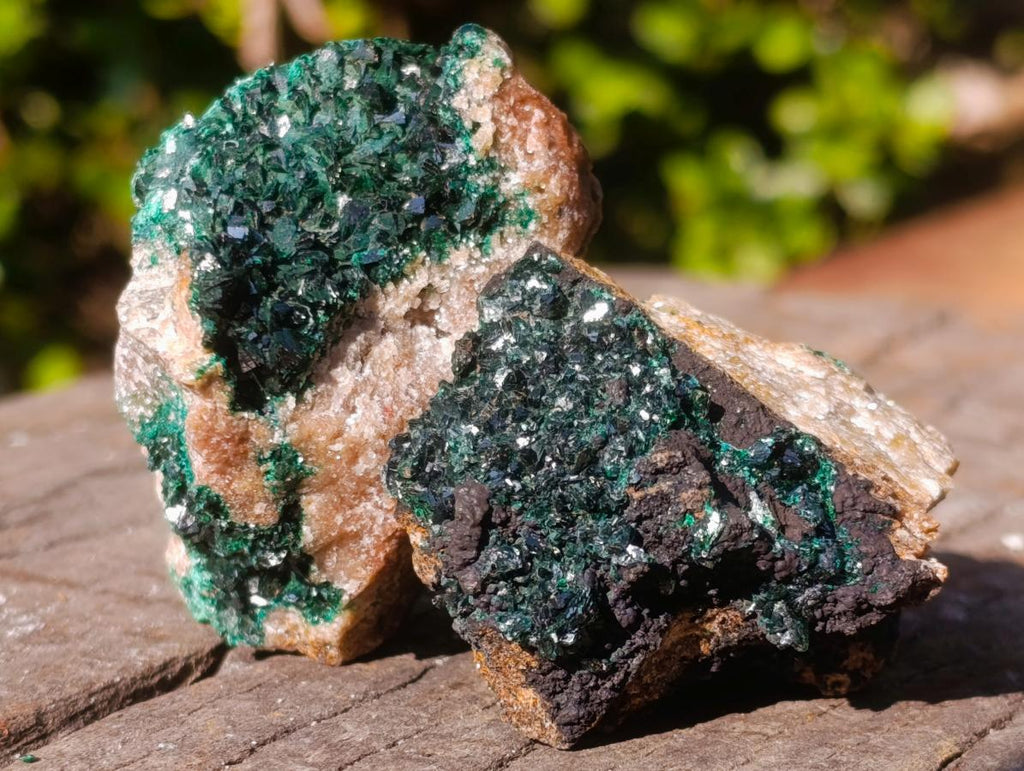 Natural Crystalline Malachite Specimens x 12 From Tenke Fungurume, Congo - Toprock Gemstones and Minerals 