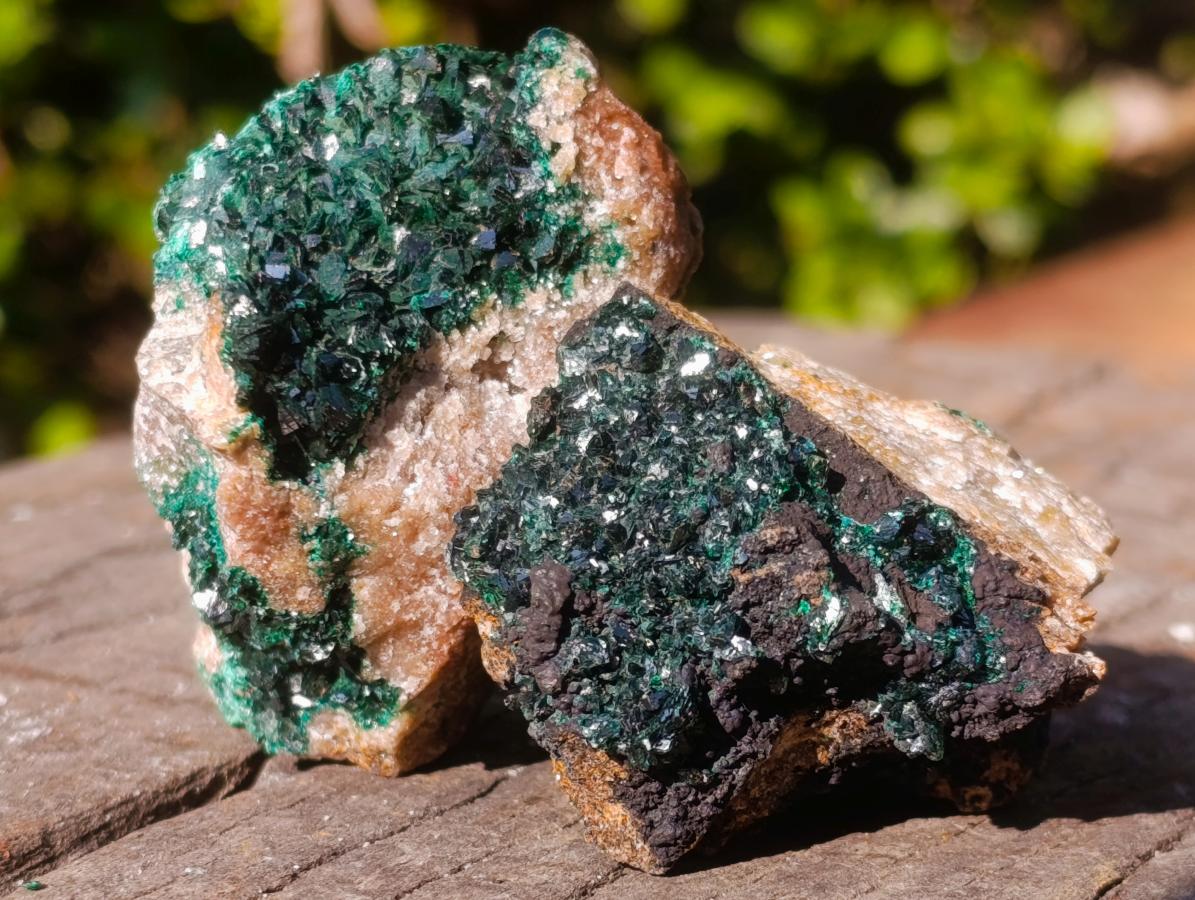 Natural Crystalline Malachite Specimens x 12 From Tenke Fungurume, Congo - Toprock Gemstones and Minerals 