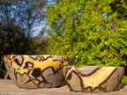 Polished Septerye Bowls x 2 From Mahajanga, Madagascar - Toprock Gemstones and Minerals 