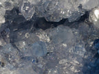 Natural Blue Celestite Geode and Specimen x 2 From Sakoany, Madagascar - Toprock Gemstones and Minerals 