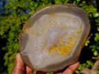 Polished Banded Agate Slices x 6 From Madagascar - Toprock Gemstones and Minerals 