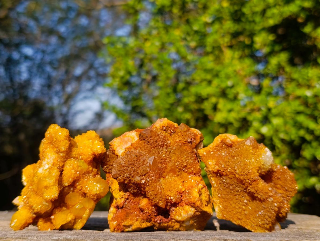 Natural Solar Spirit Quartz Clusters x 12 From Boekenhouthoek, South Africa - Toprock Gemstones and Minerals 