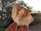 Polished Smokey and Clear Window Quartz Crystals x 3 From Madagascar - Toprock Gemstones and Minerals 