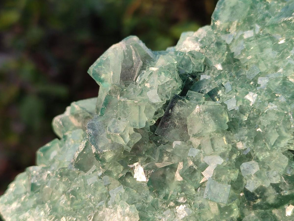 Natural Large Green Cubic Fluorite Specimens x 3 From Mandrosonoro, Madagascar - Toprock Gemstones and Minerals 