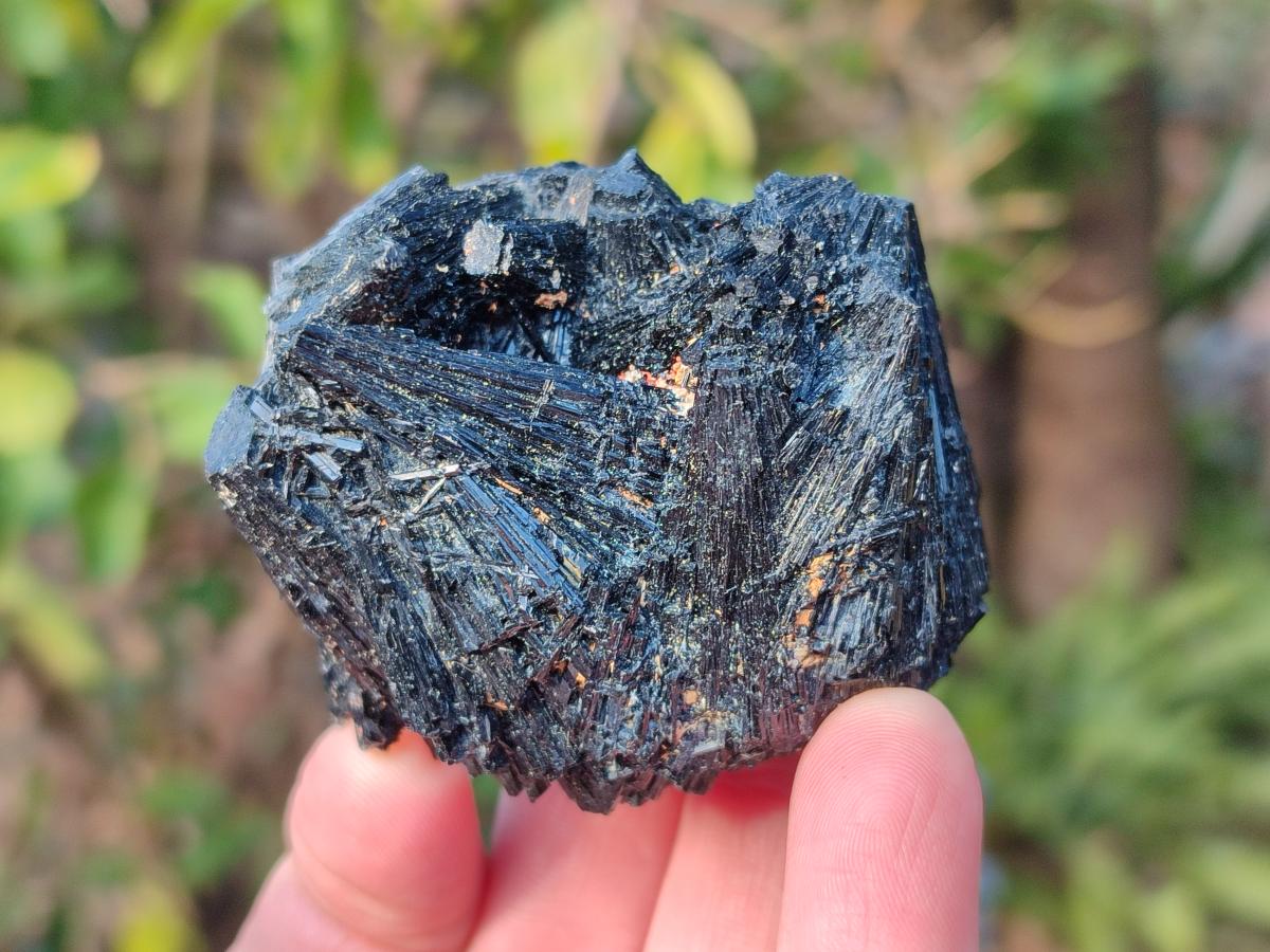 Natural Terminated Schorl Black Tourmaline Crystals x 6 From Erongo, Namibia - Toprock Gemstones and Minerals 