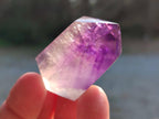 Polished Mixed Smokey Window Amethyst Crystal Pieces x 12 From Akansobe, Madagascar - Toprock Gemstones and Minerals 