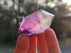 Polished Mixed Smokey Window Amethyst Crystal Pieces x 12 From Akansobe, Madagascar - Toprock Gemstones and Minerals 