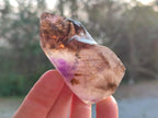Polished Mixed Smokey Window Amethyst Crystal Pieces x 12 From Akansobe, Madagascar - Toprock Gemstones and Minerals 