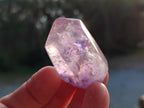 Polished Mixed Smokey Window Amethyst Crystal Pieces x 12 From Akansobe, Madagascar - Toprock Gemstones and Minerals 