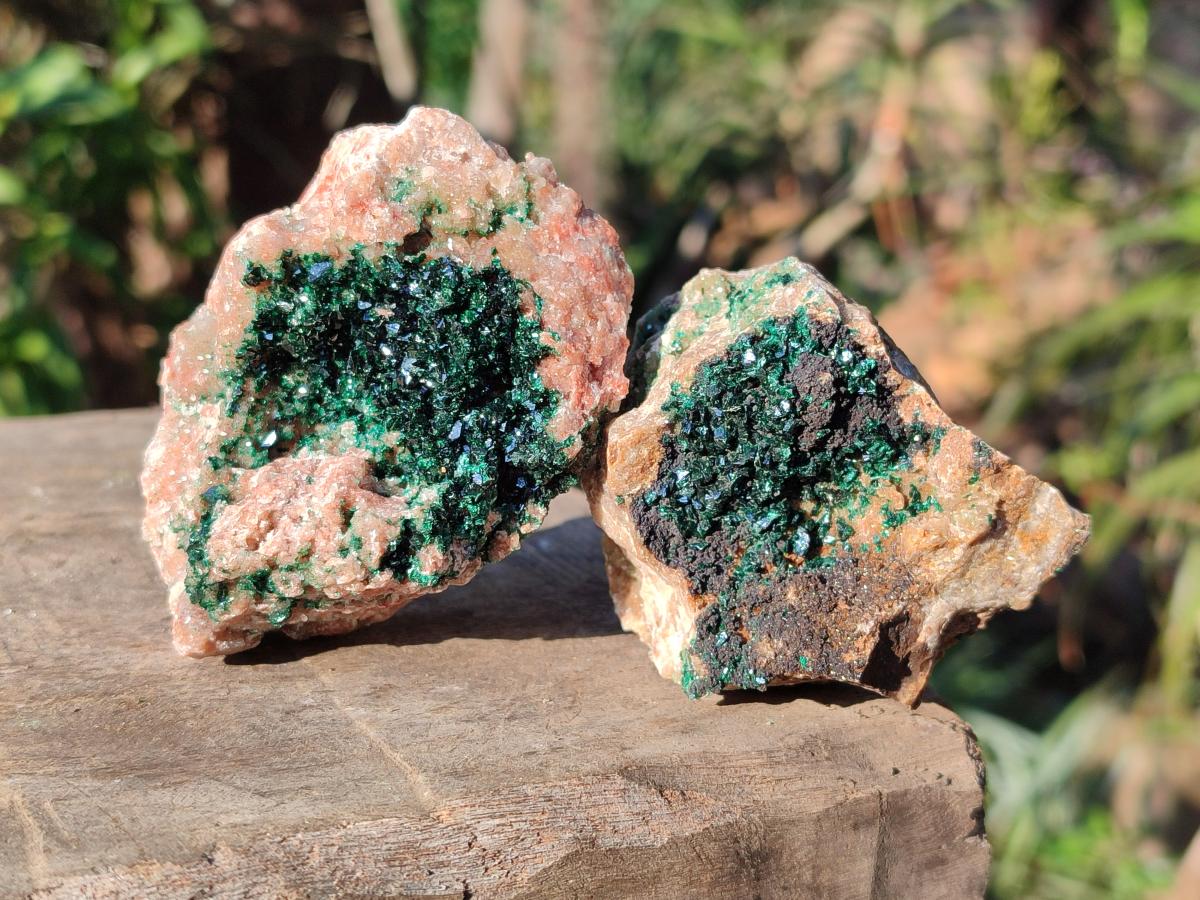 Natural Crystalline Malachite Specimens with Mellite x 12 From Tenke Fungurume, Congo - Toprock Gemstones and Minerals 