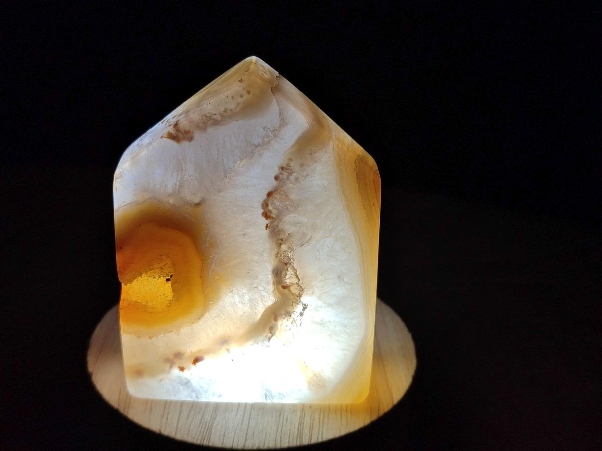 Polished Banded Agate House Shaped Slices x 12 From Madagascar - Toprock Gemstones and Minerals 