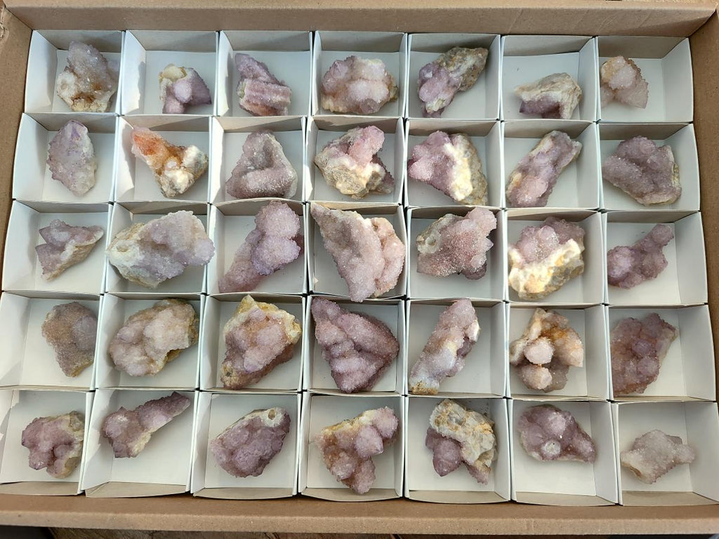 Natural Spirit Amethyst Clusters x 35 From Boekenhouthoek, South Africa - Toprock Gemstones and Minerals 