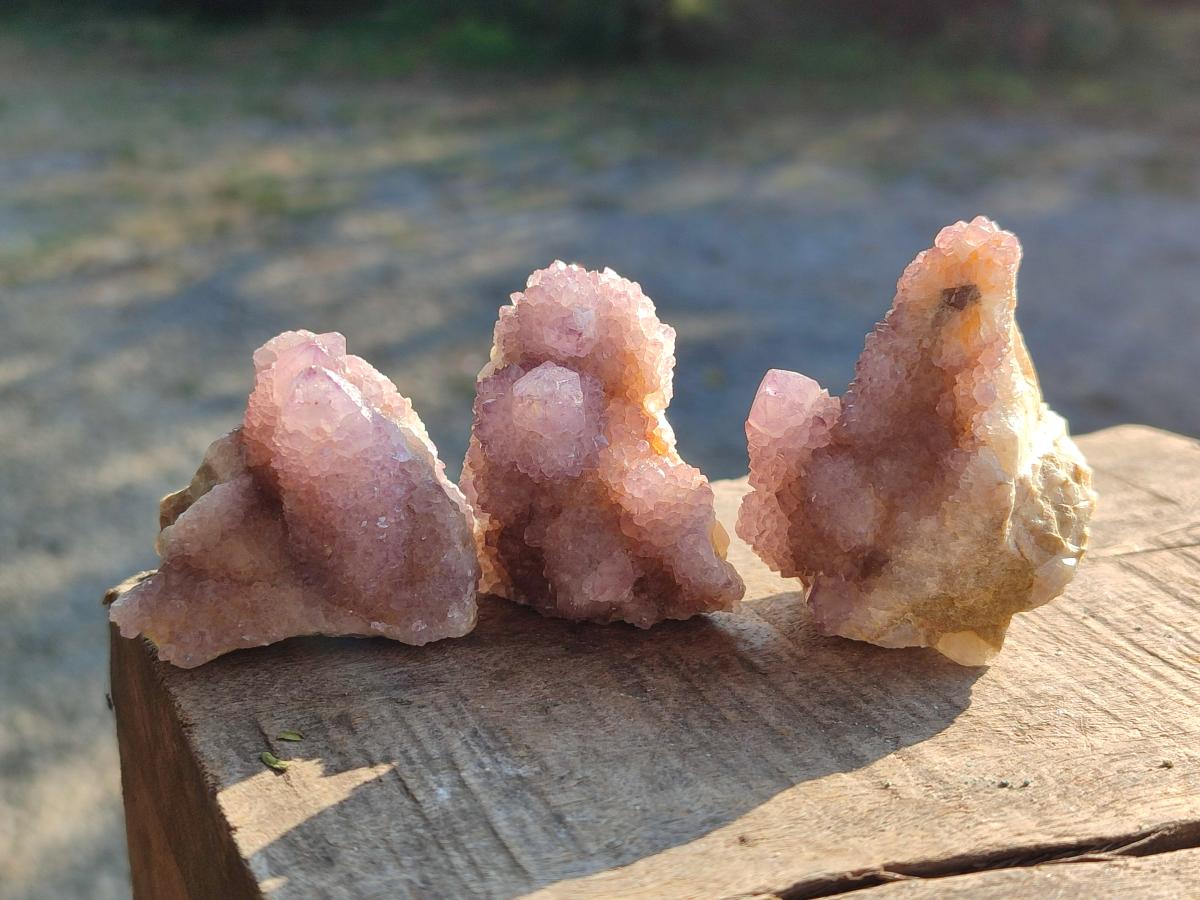 Natural Spirit Amethyst Clusters x 35 From Boekenhouthoek, South Africa - Toprock Gemstones and Minerals 