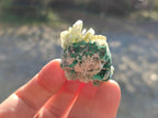 Natural Rare Bladed Barite with Malachite Specimens x 20 From Shangulowé Mine, Congo - Toprock Gemstones and Minerals 