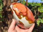 Polished Large Polychrome Jasper Standing Display Piece x 1 From NW Coast, Madagascar - Toprock Gemstones and Minerals 