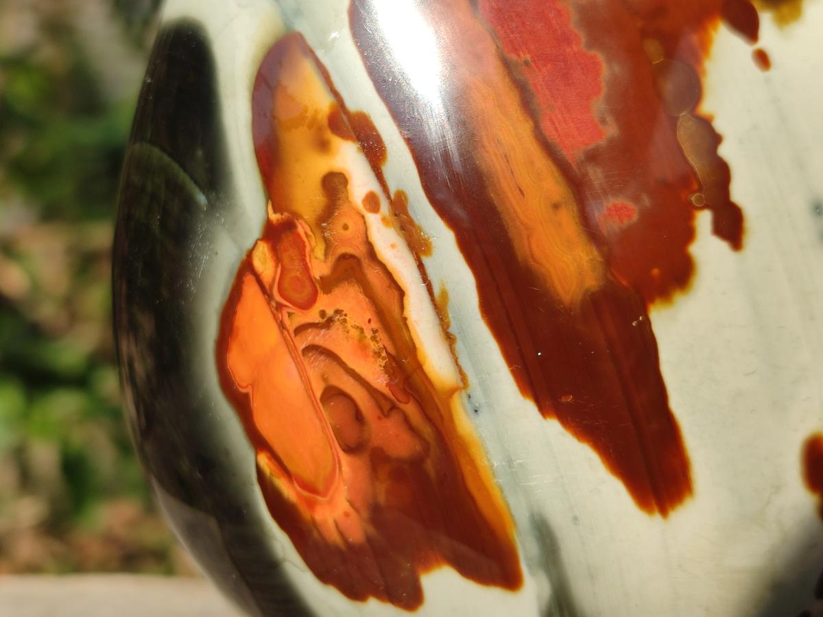 Polished Large Polychrome Jasper Standing Display Piece x 1 From NW Coast, Madagascar - Toprock Gemstones and Minerals 